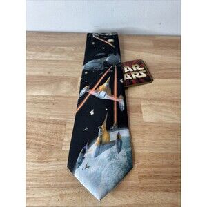 NWT Ralph Marlin Star Wars SPACE BATTLE Tie May the Fourth Lucasfilm